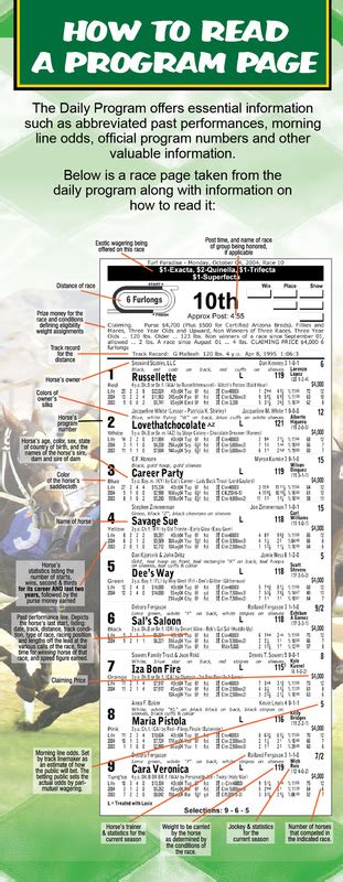 Reading The Race Program .